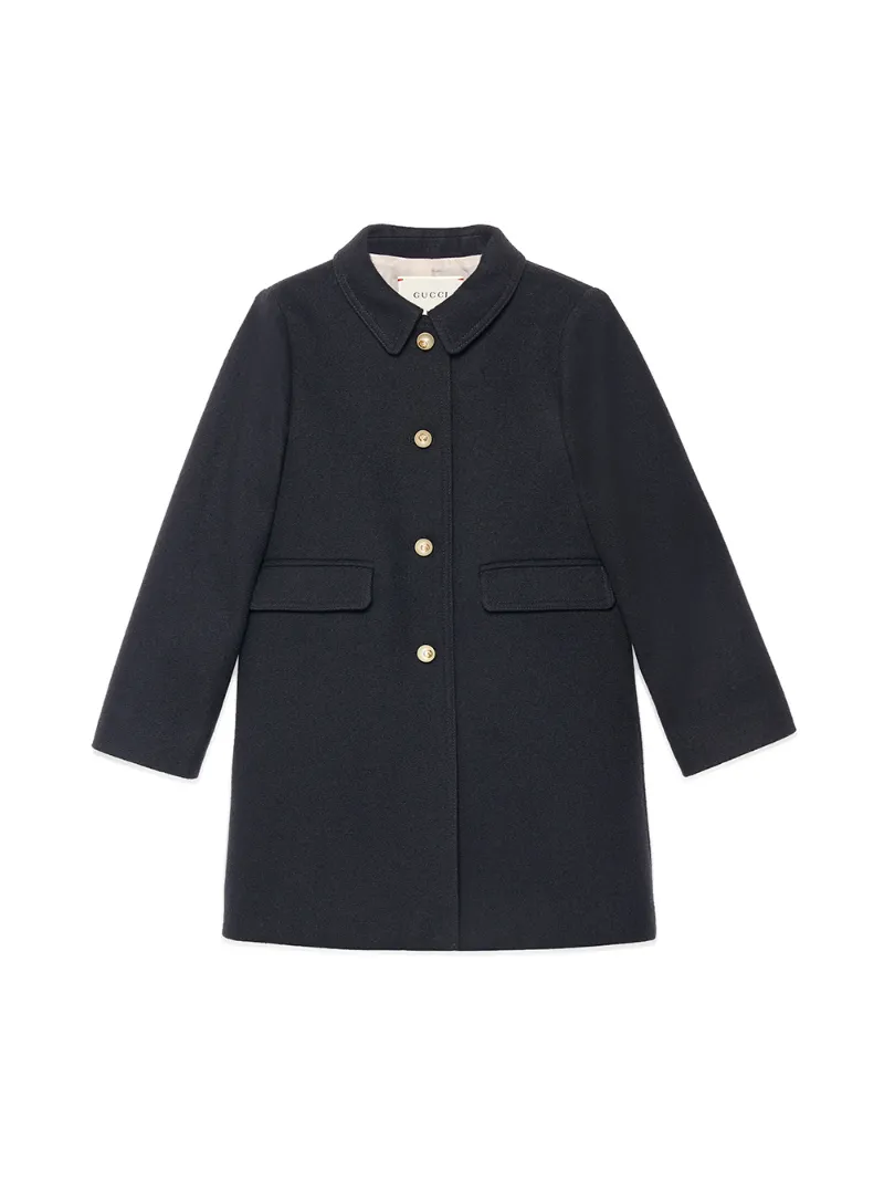 Gucci Kids однобортное пальто
